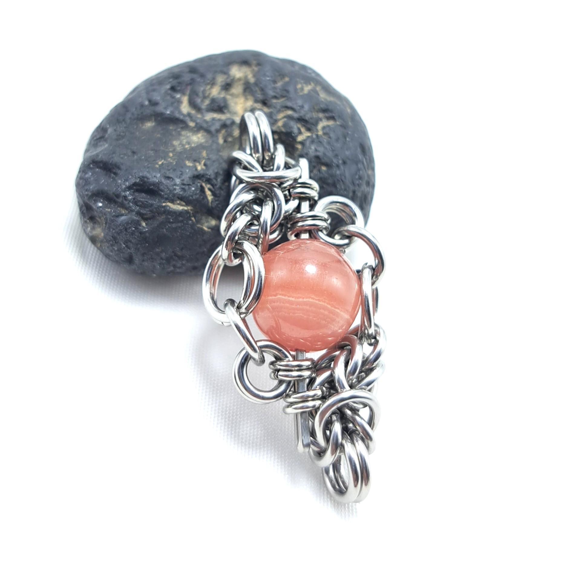 艶やかな緋色!　ロードクロサイト（インカローズ）ペンダントトップ