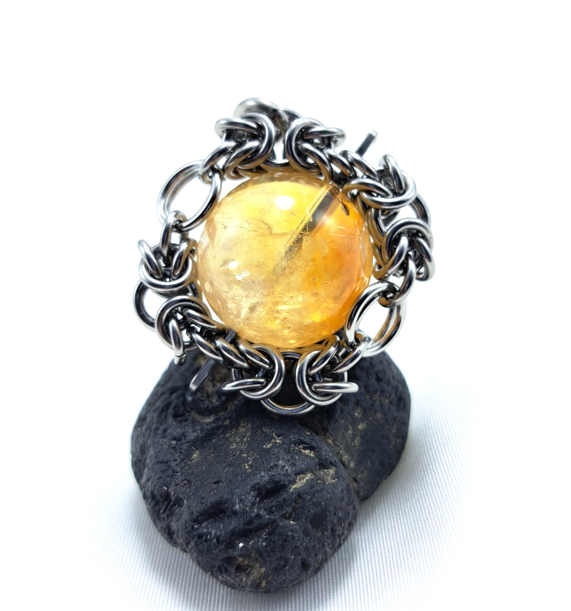 大珠！ ファントム シトリン ペンダントトップ