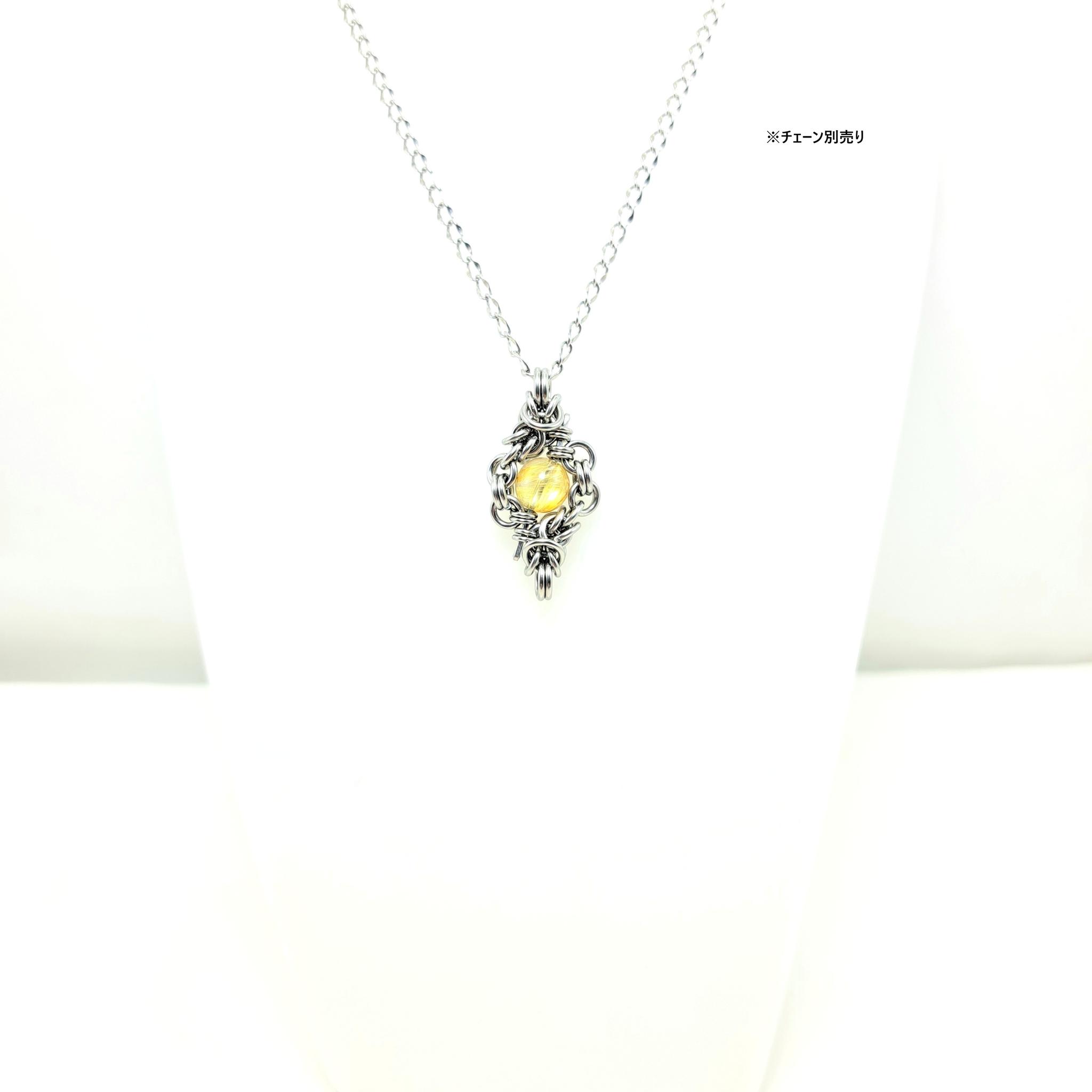 ゴールドルチルクォーツ ペンダントトップ｜天然石 ルチルクォーツ | 4枚目