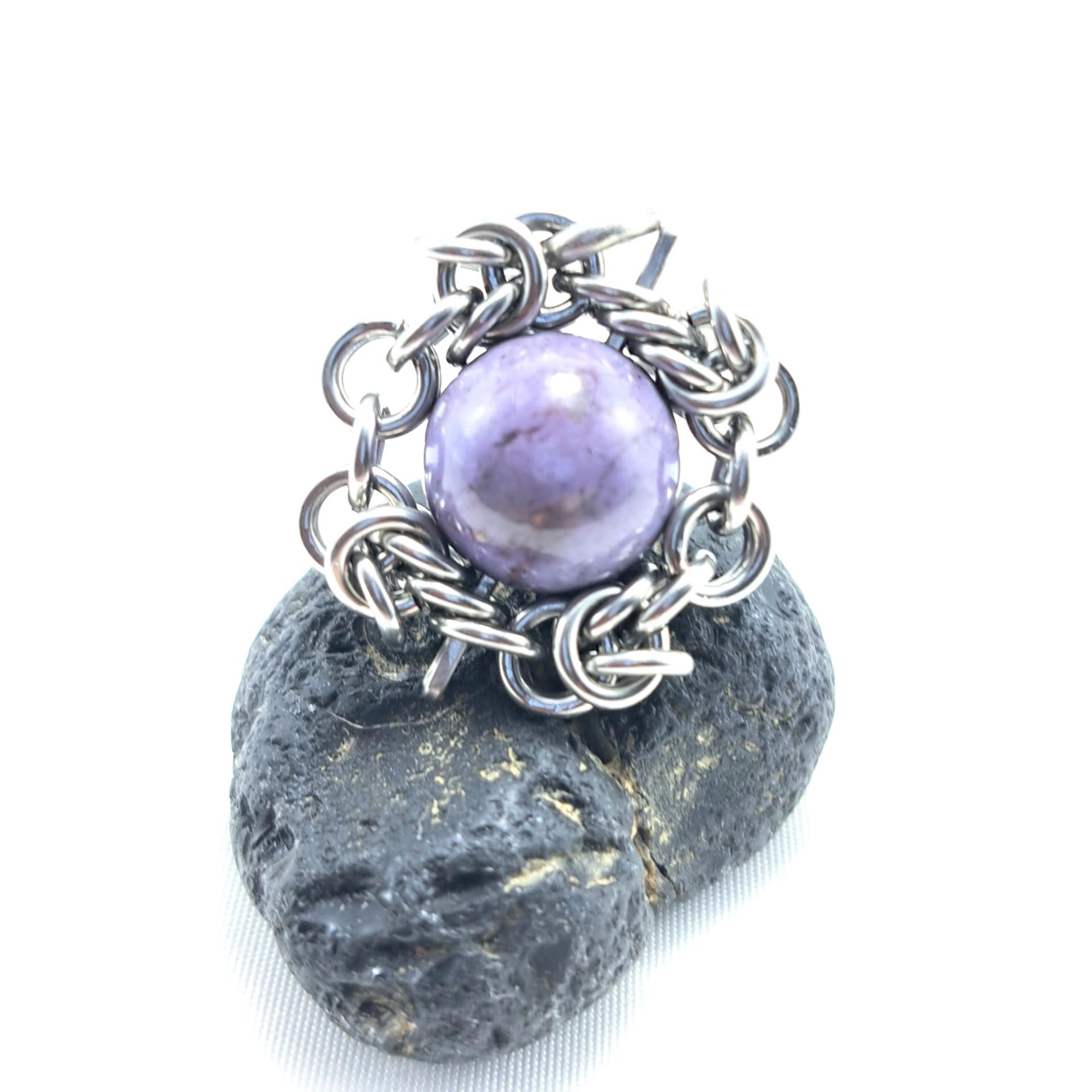 ラベンダー翡翠（ トルコ翡翠 ）ペンダントトップ｜希少天然石