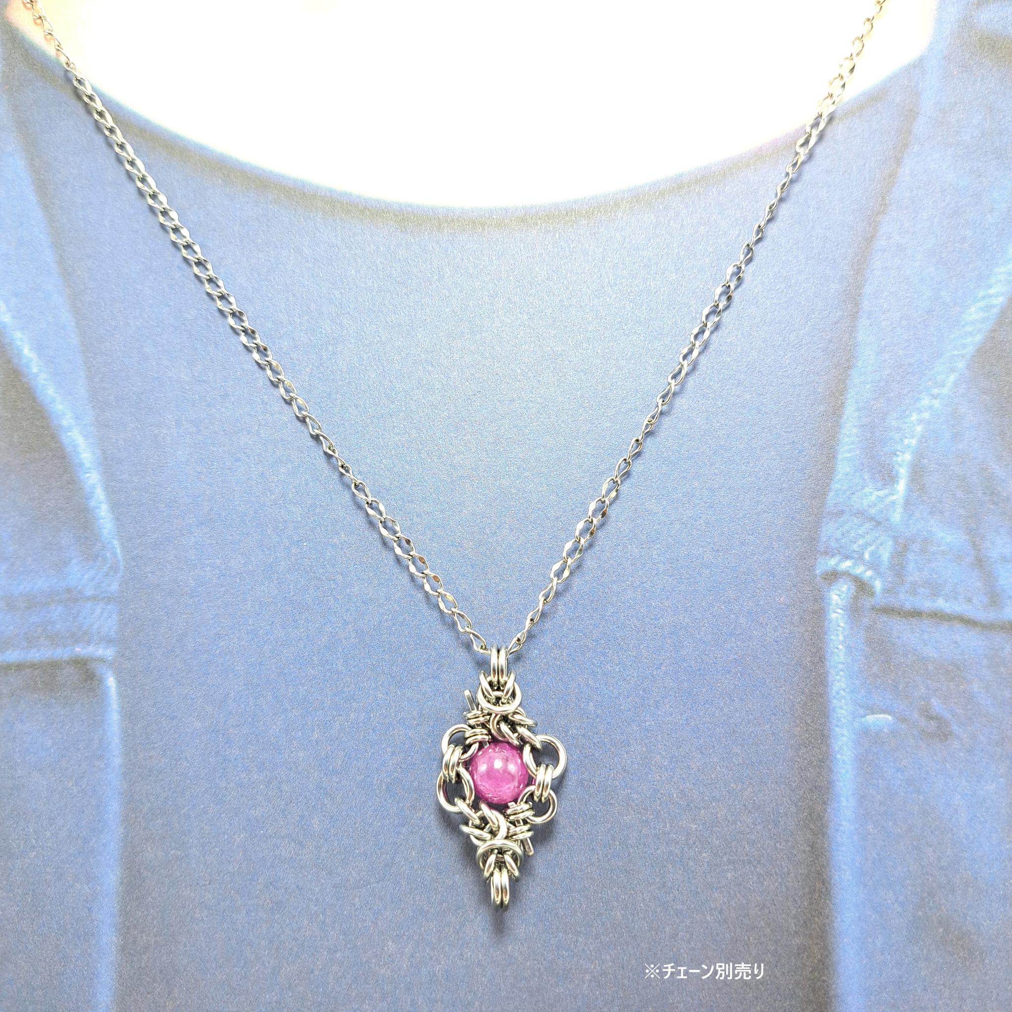 宝石質 ピンクサファイア ペンダントトップ｜透明感あふれる上質な輝き | 7枚目