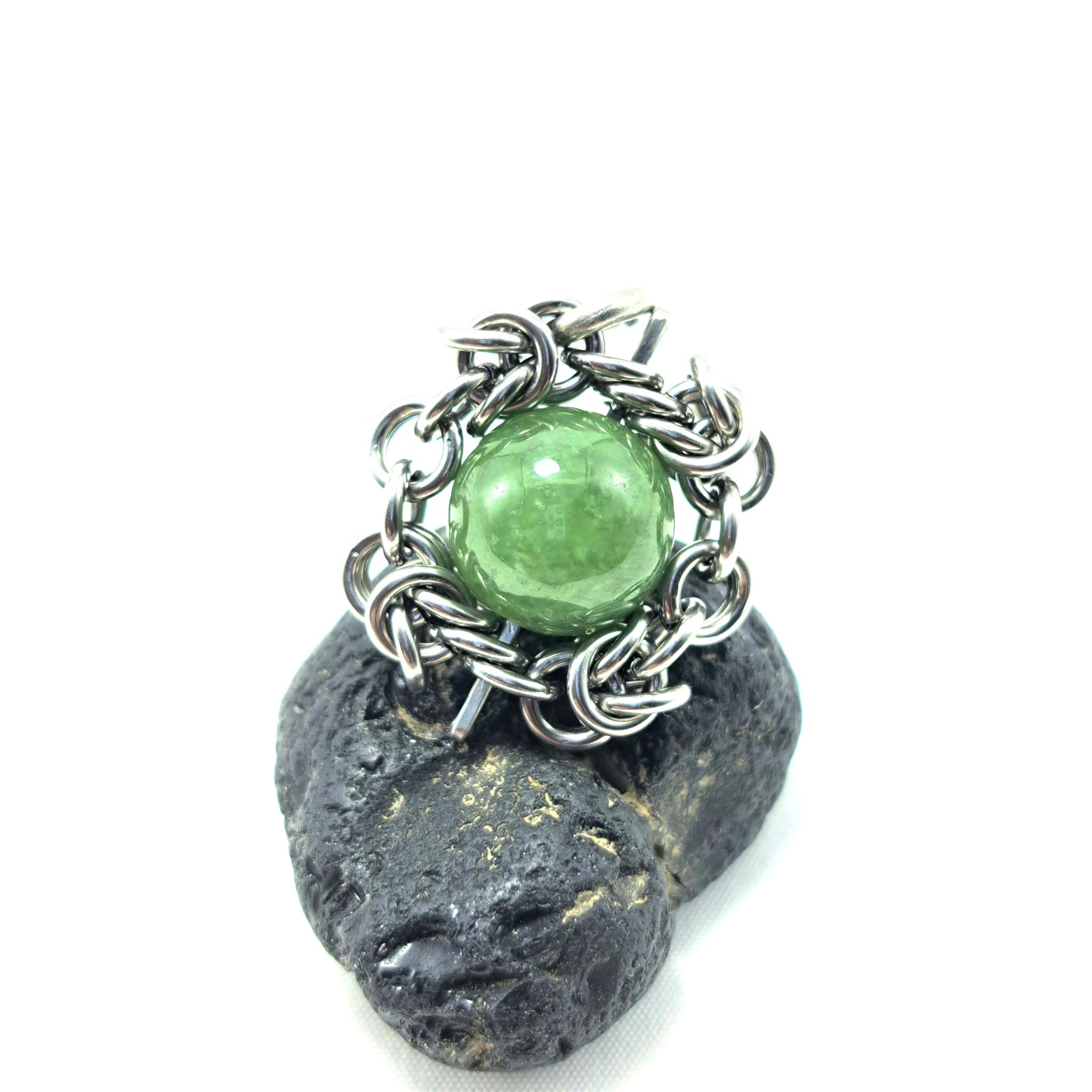 新緑のきらめき! アイドクレース ( べスビアナイト ) ペンダントトップ