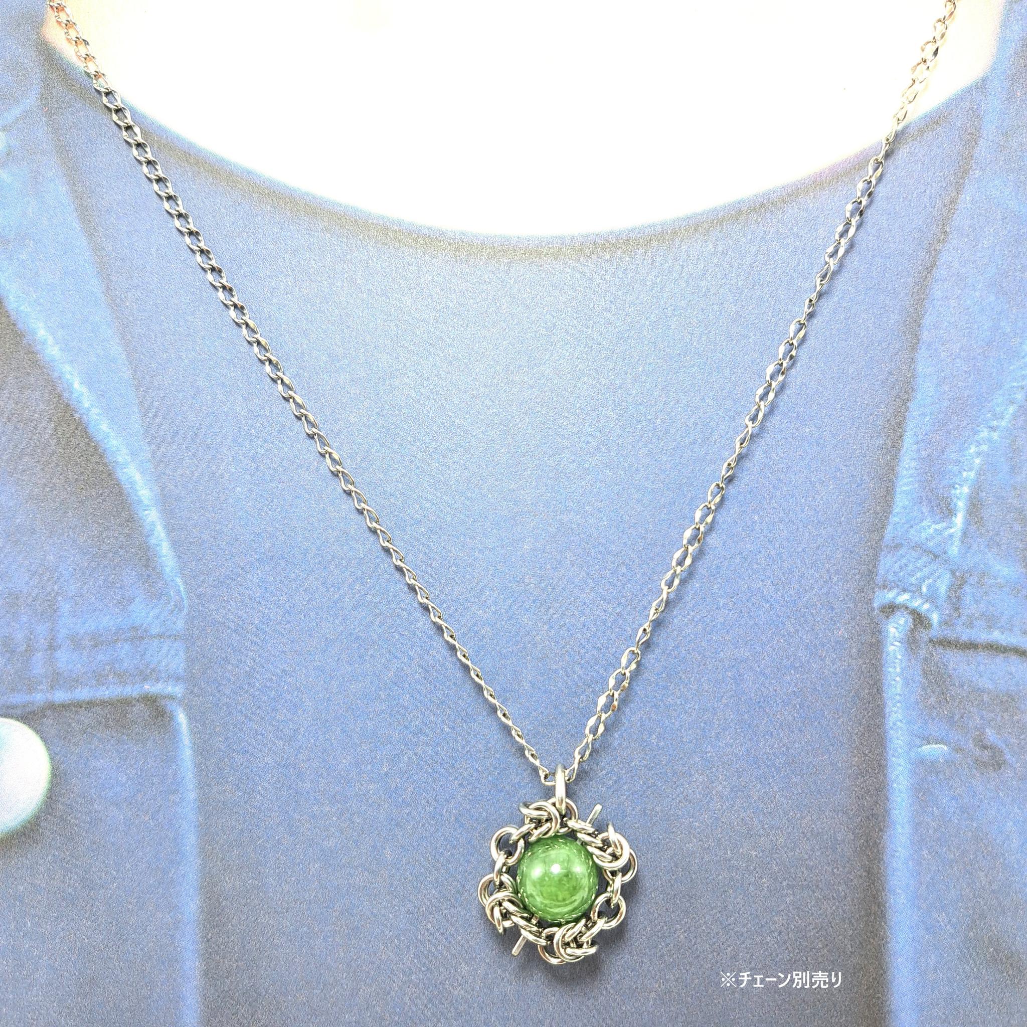 新緑のきらめき! アイドクレース ( べスビアナイト ) ペンダントトップ | 7枚目