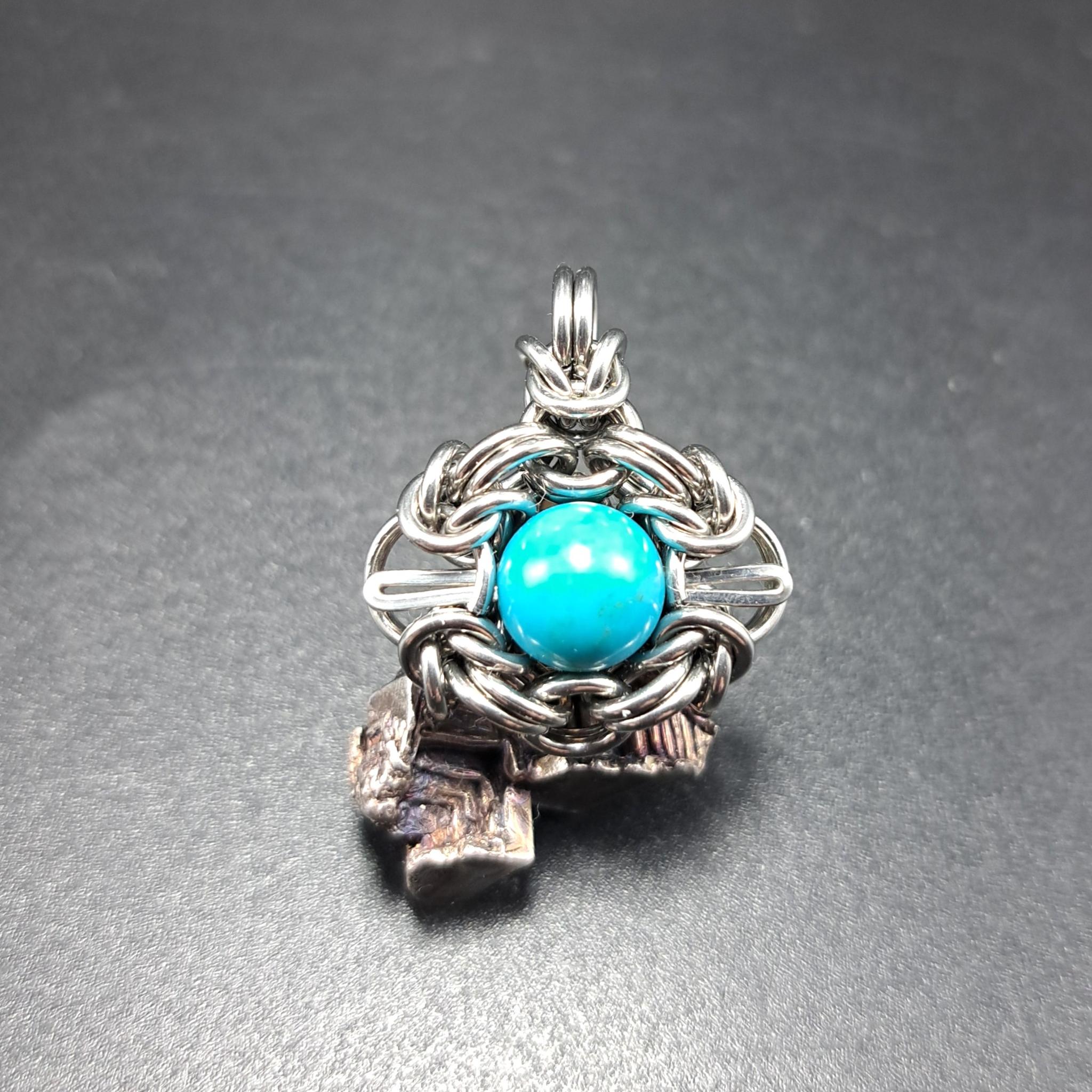 ターコイズ (アリゾナ産)　ペンダントトップ