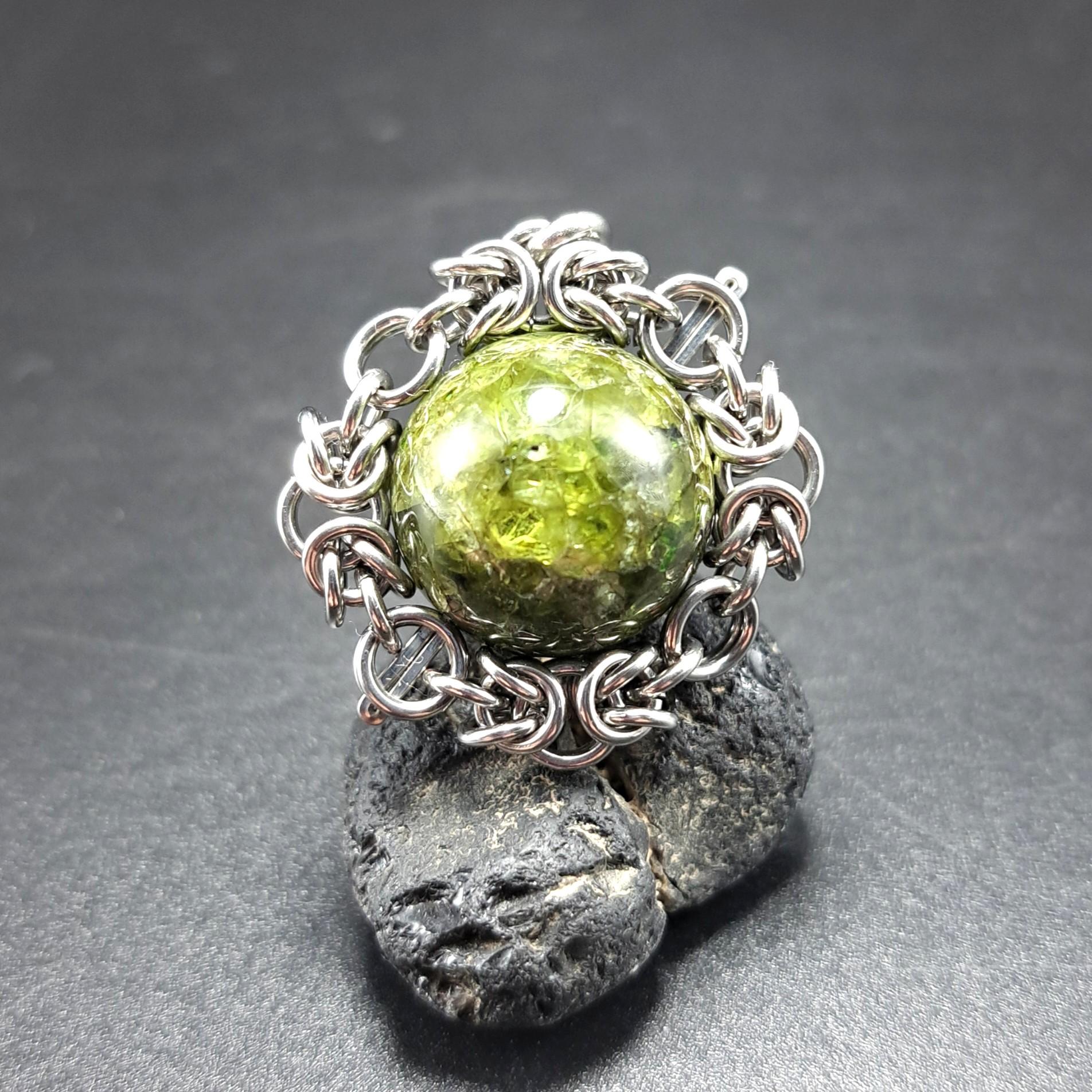 大珠！ かんらん岩 ( ペリドット )　ペンダントトップ