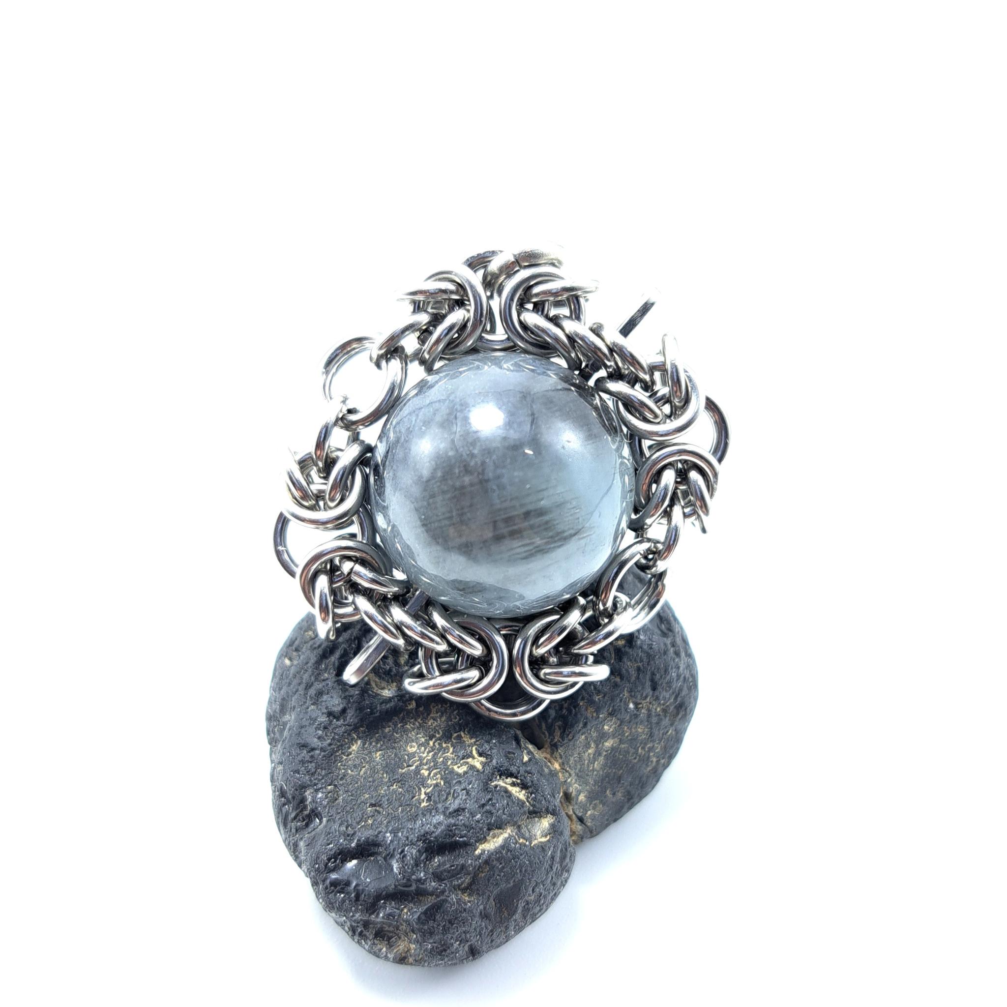 ブラックブルー アクアマリン 　ペンダントトップ