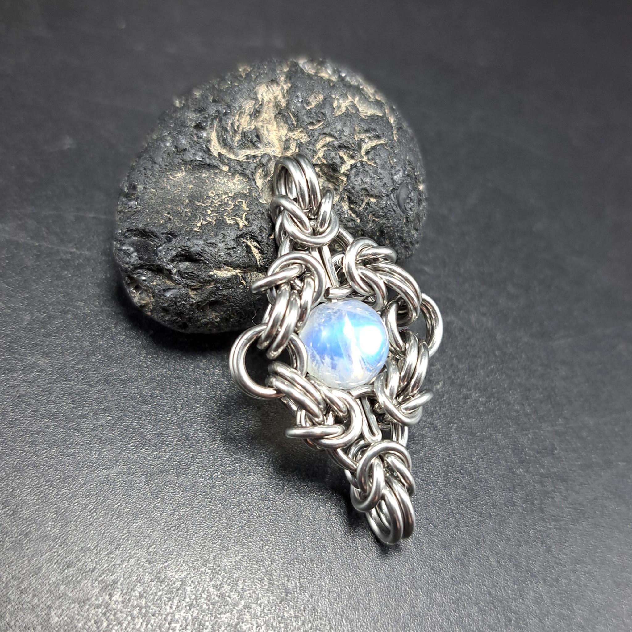 高シラー効果！　ホワイトラブラドライト　ペンダントトップ