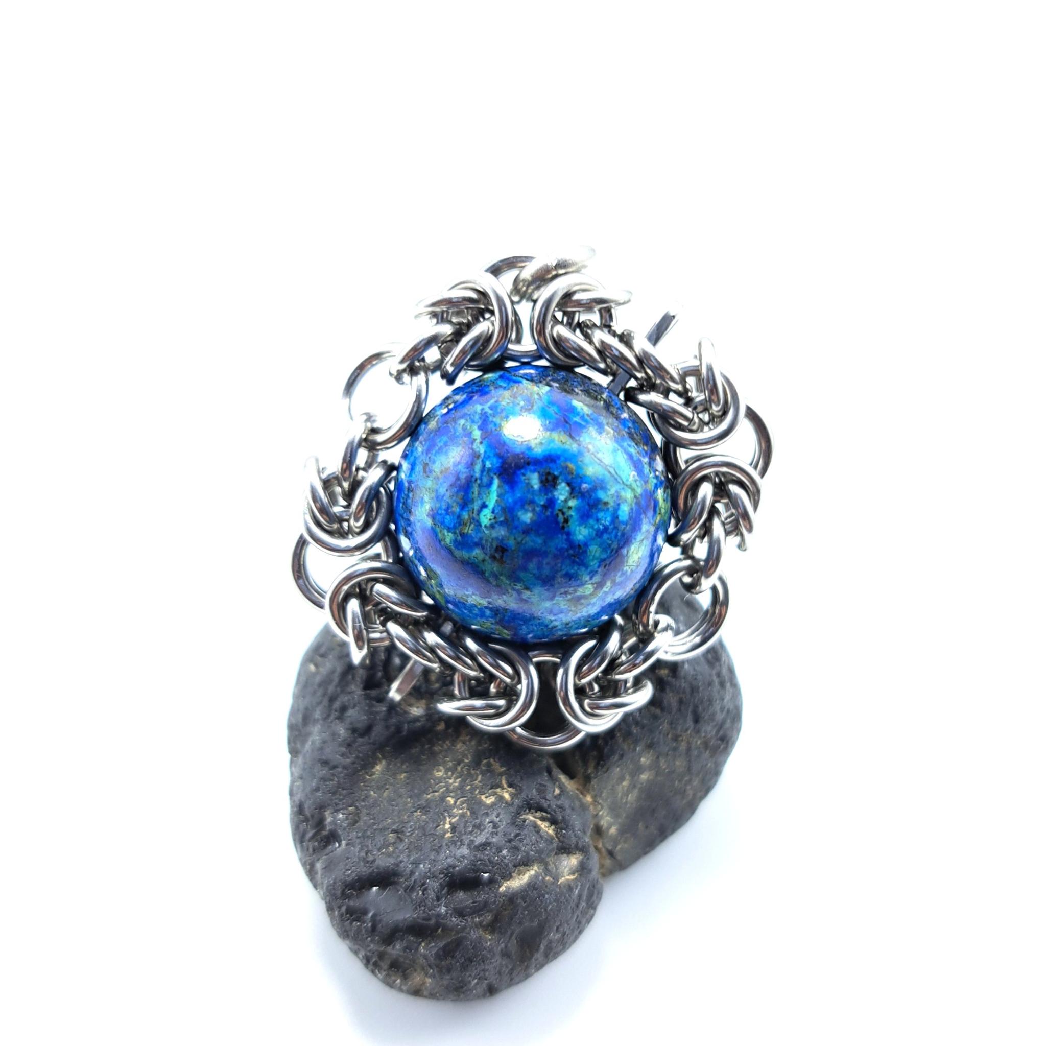 アズールブルー ! アズライトマラカイト　ペンダントトップ1枚目の画像