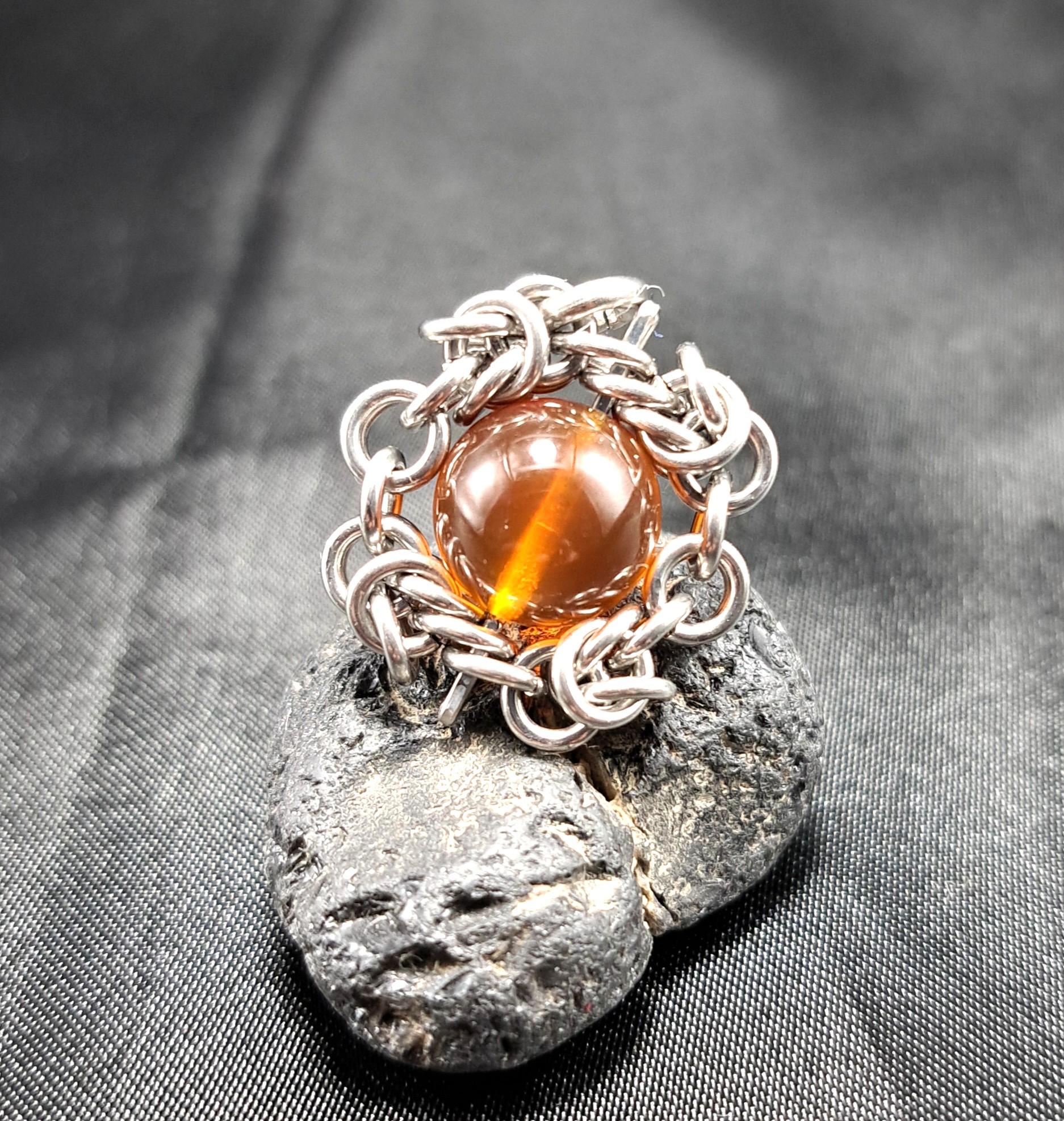 希少なミャンマー産天然琥珀! ブルーアンバー ペンダントトップ