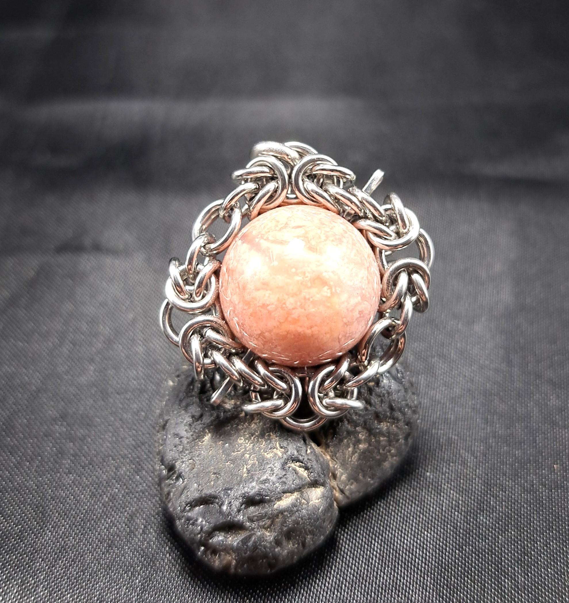 桜花爛漫! 桜メノウ （ チェリーブロッサムアゲート ）　ペンダントトップ