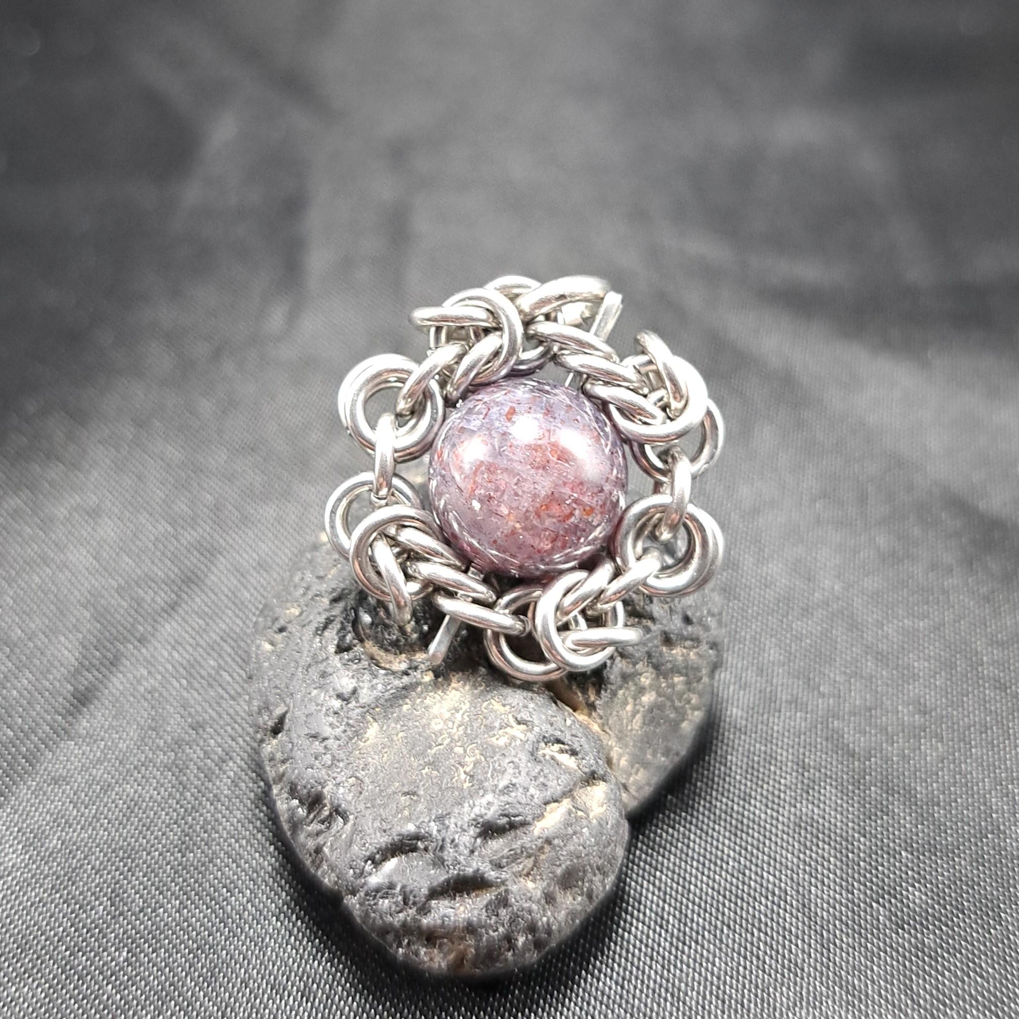 アイオライトに煌めく輝き!　アイオライトサンストーン ペンダントトップ