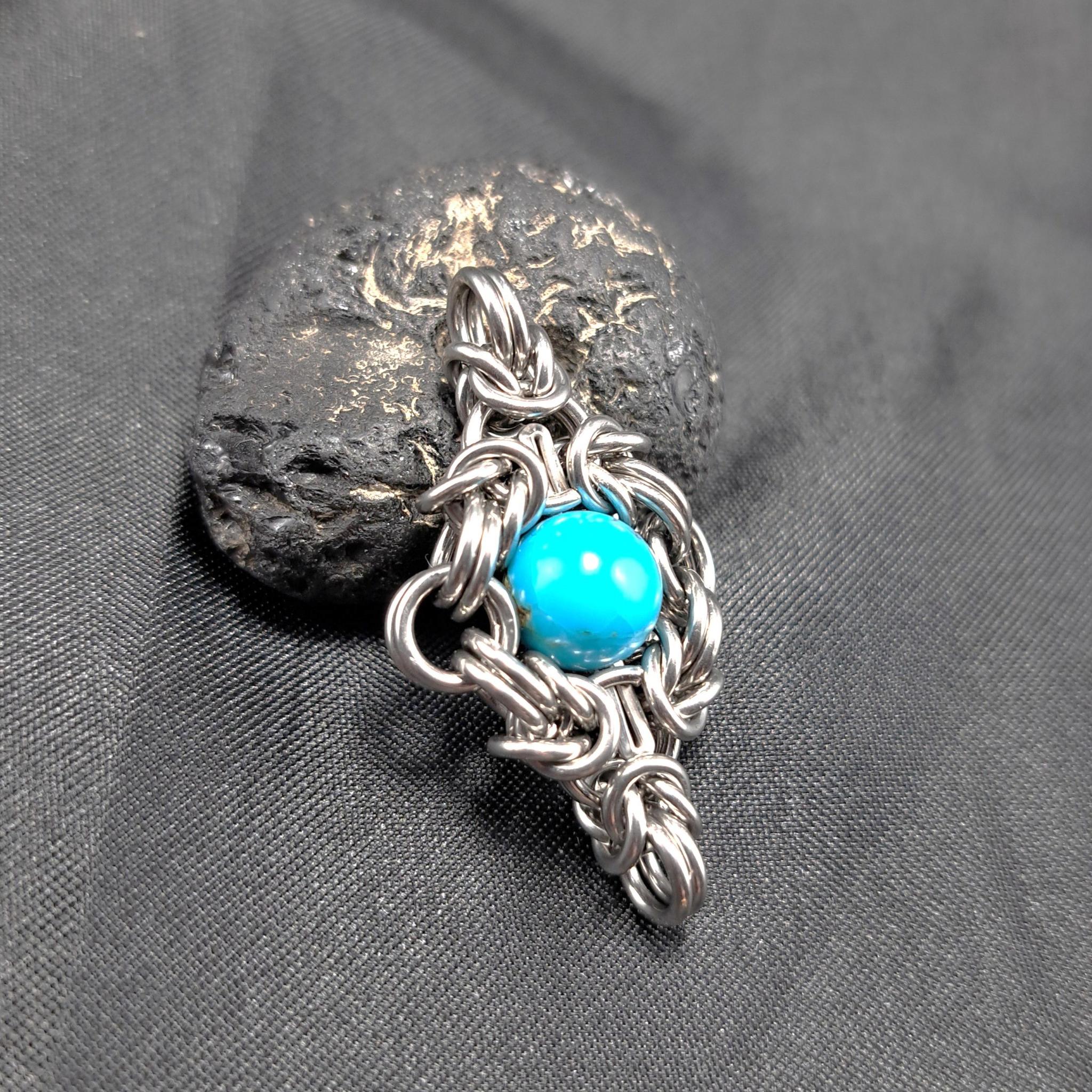 ターコイズ (アリゾナ産) ペンダントトップ1枚目の画像