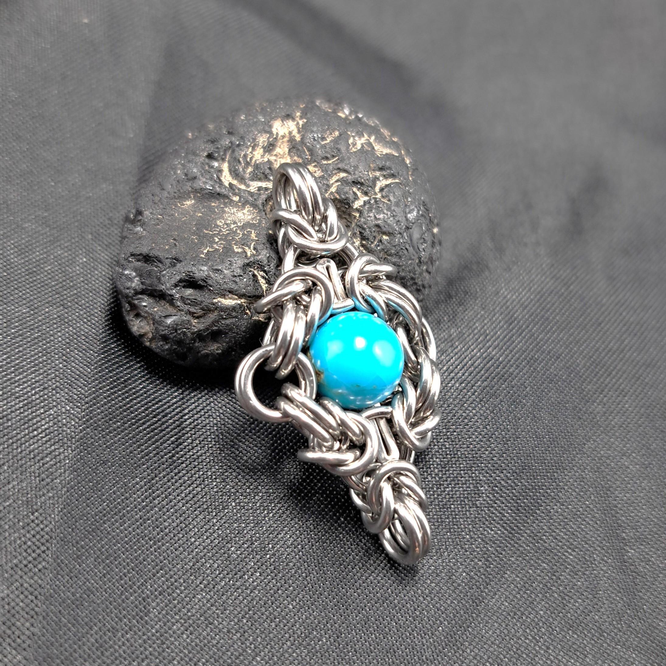 ターコイズ (アリゾナ産) ペンダントトップ1枚目の画像