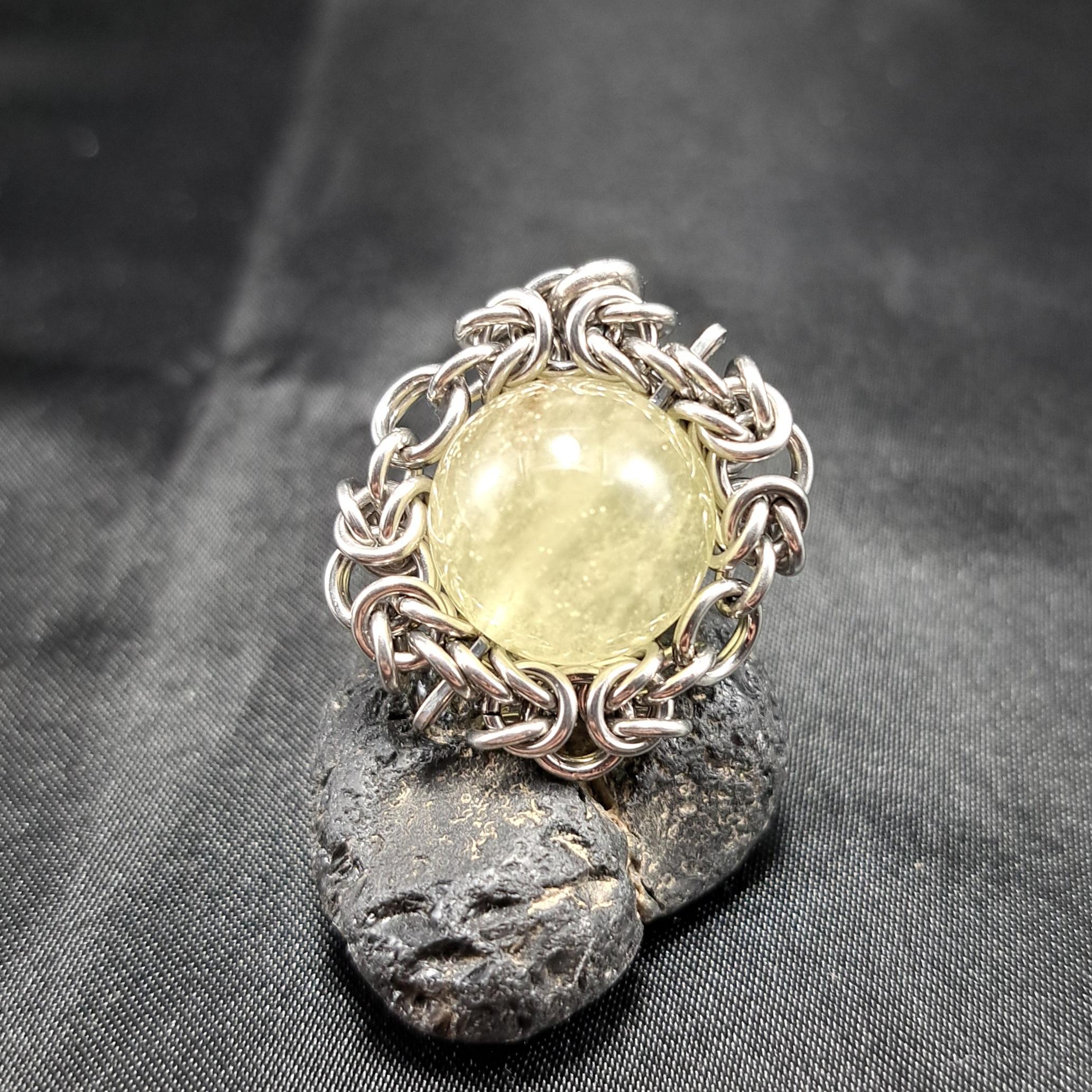 大珠! リビアングラス ペンダントトップ1枚目の画像